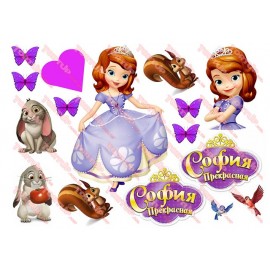 Вафельна картинка Софія 021